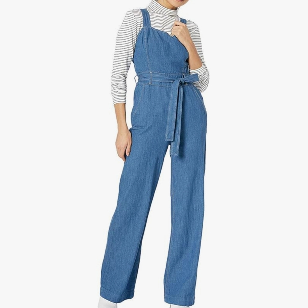 Ella Moss Denim Jumpsuit Sz 27 - Picture 2 of 13